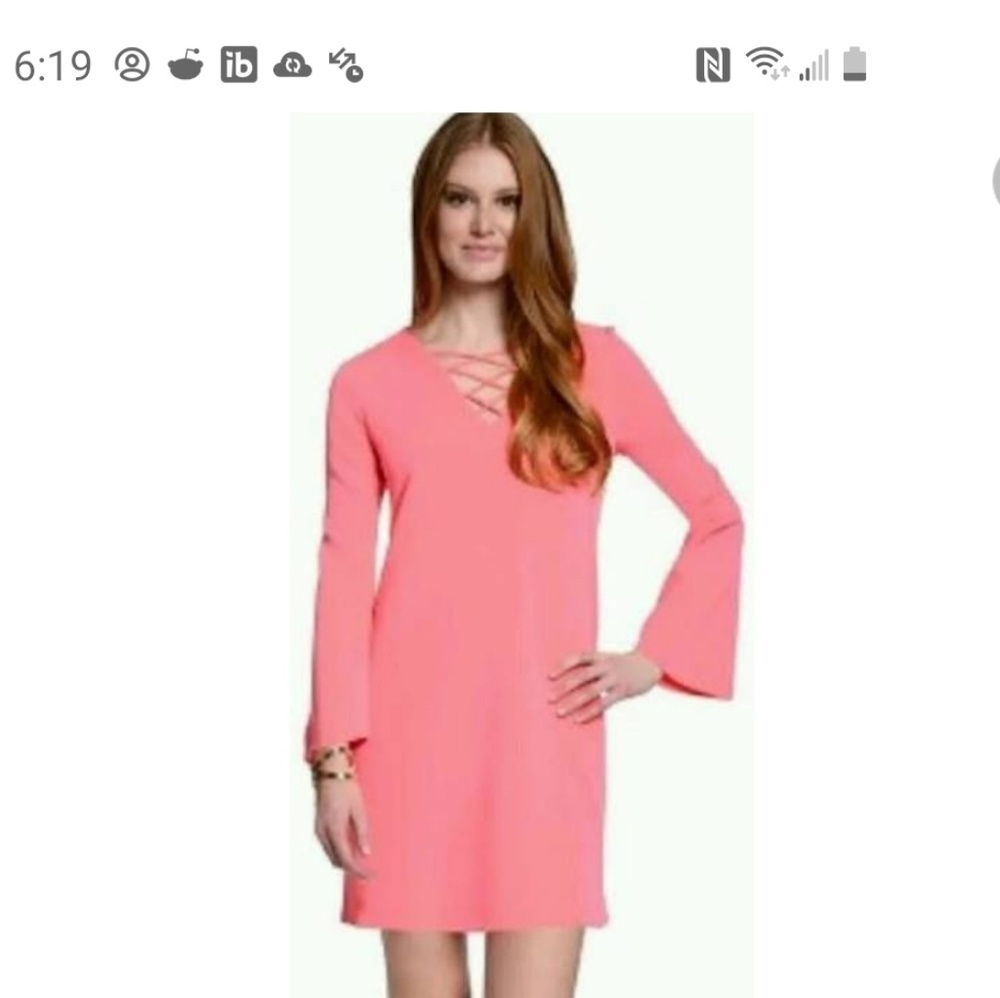 Sami + Dani hot pink dress